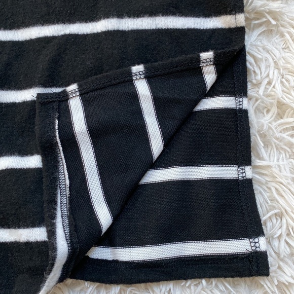 πHPπ Hailey & Co Striped Long Duster Cardigan π Black Gray & White - Picture 10 of 15